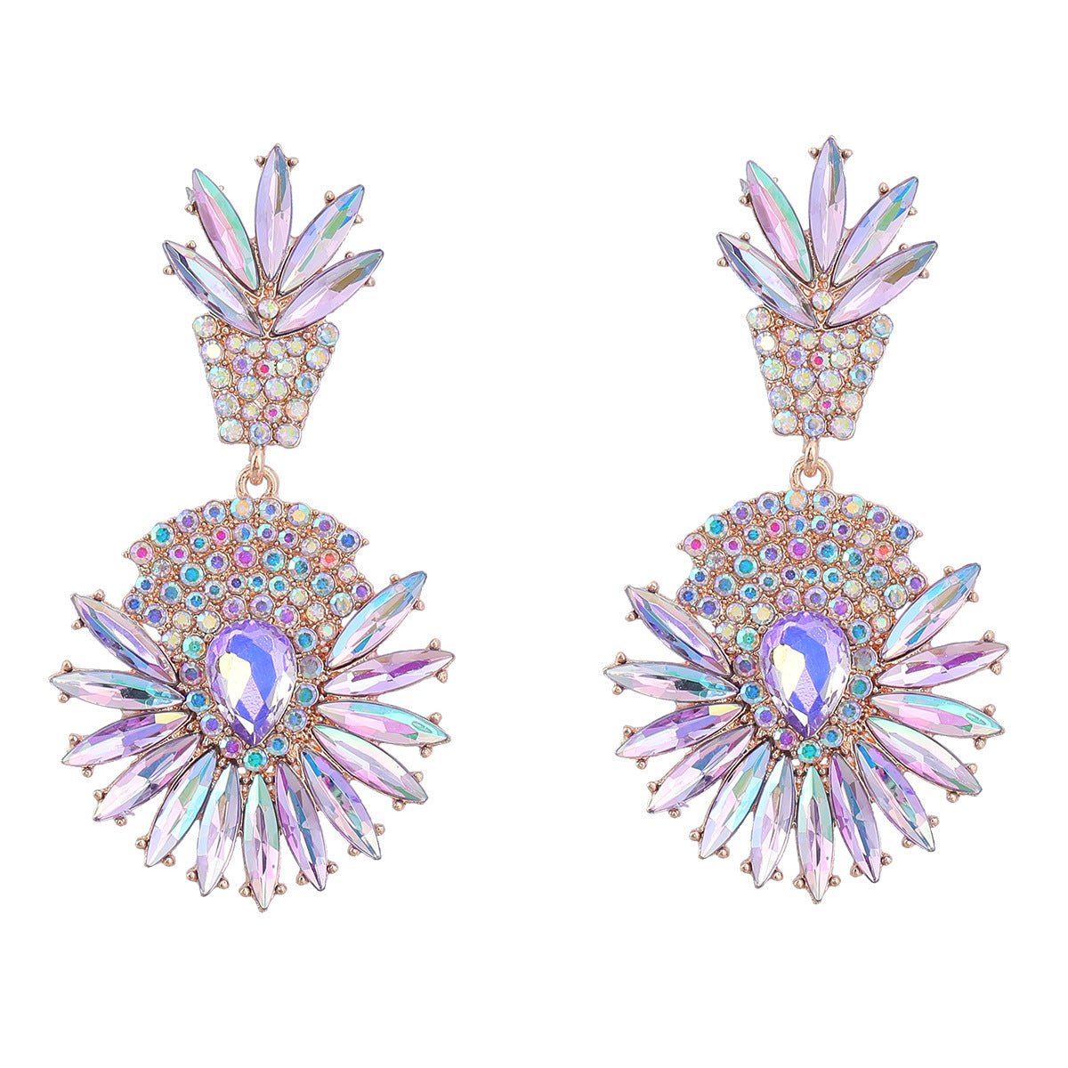 Women's Alloy Flower Bohemian Ethnic Style Full Earrings