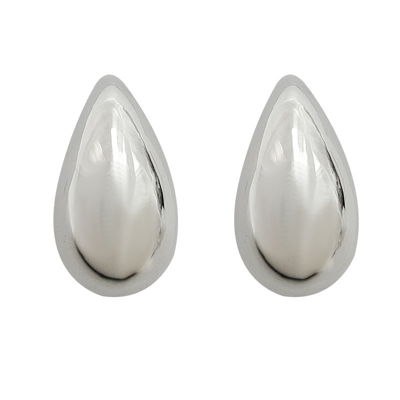 Exaggerated Metal Style Water Drop Ear Niche Hip Rings