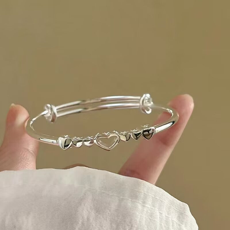 Heart-to-heart Female Design Sweet Love Style Fashion Bracelet
