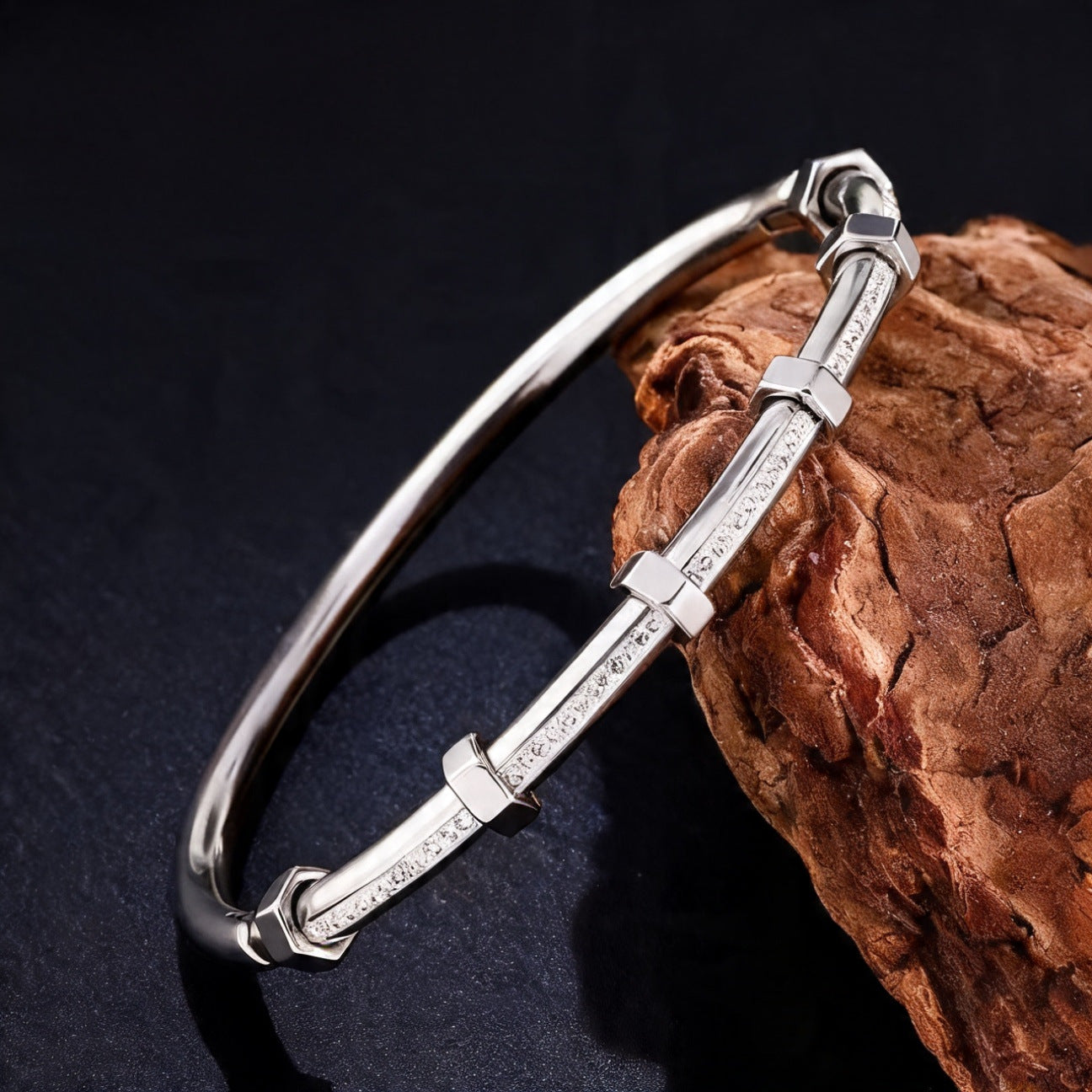 Titanium Steel Female Diamond High-grade Stainless Bracelet