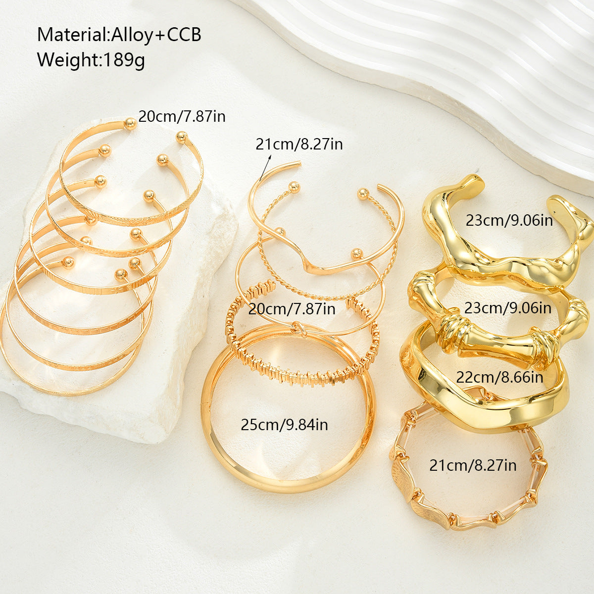 Knotted Round Pattern Light Luxury Advanced Sensitive Bracelet