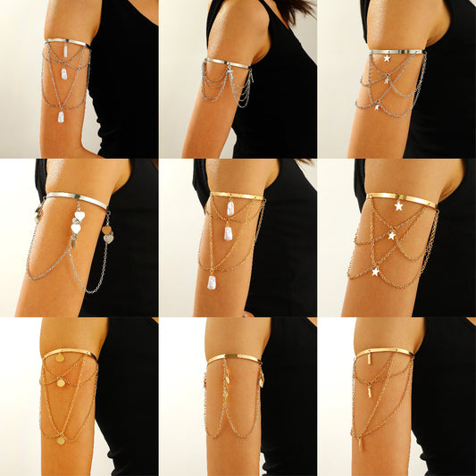 Chain Strip Armband High-grade Exquisite Versatile Opening Bracelets
