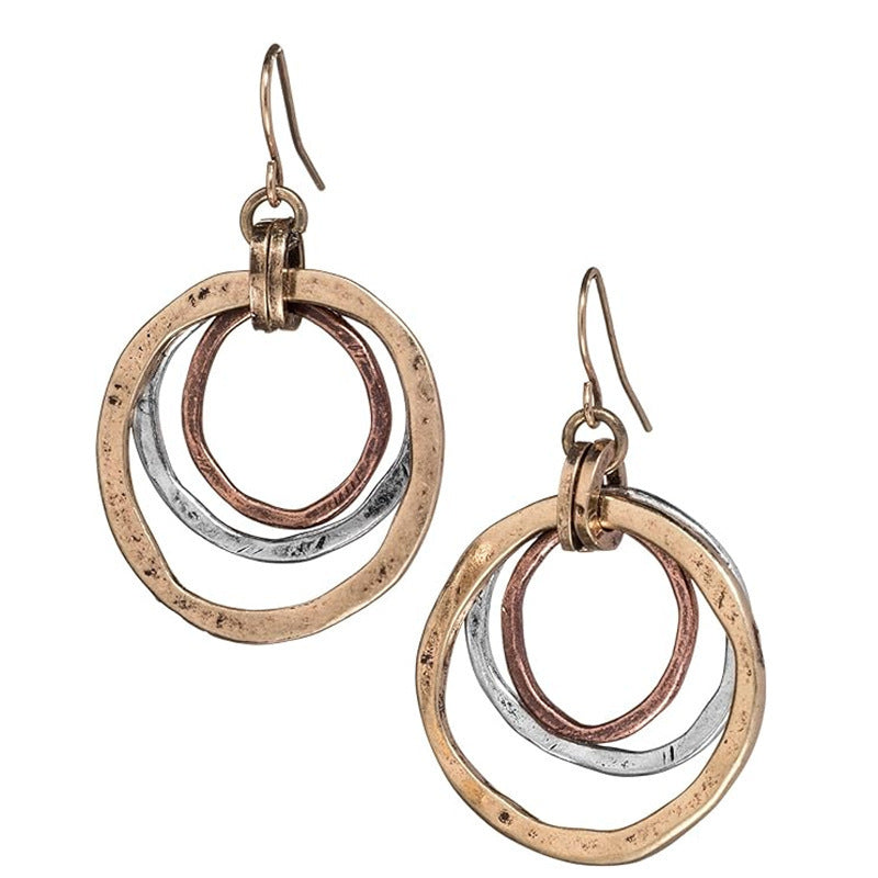 Women's Style Geometric For Dignified Hollow Lady Earrings