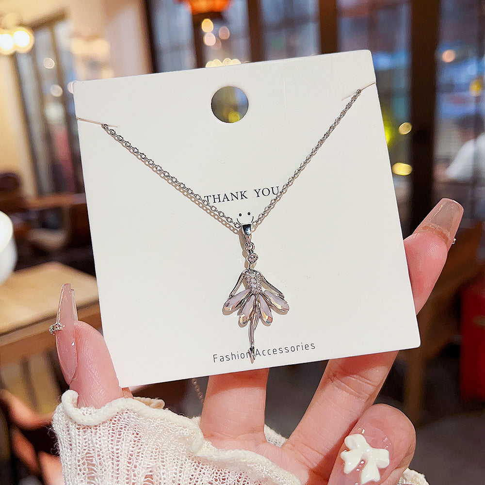 Ballet Pendant Style Niche Design Clavicle Necklaces