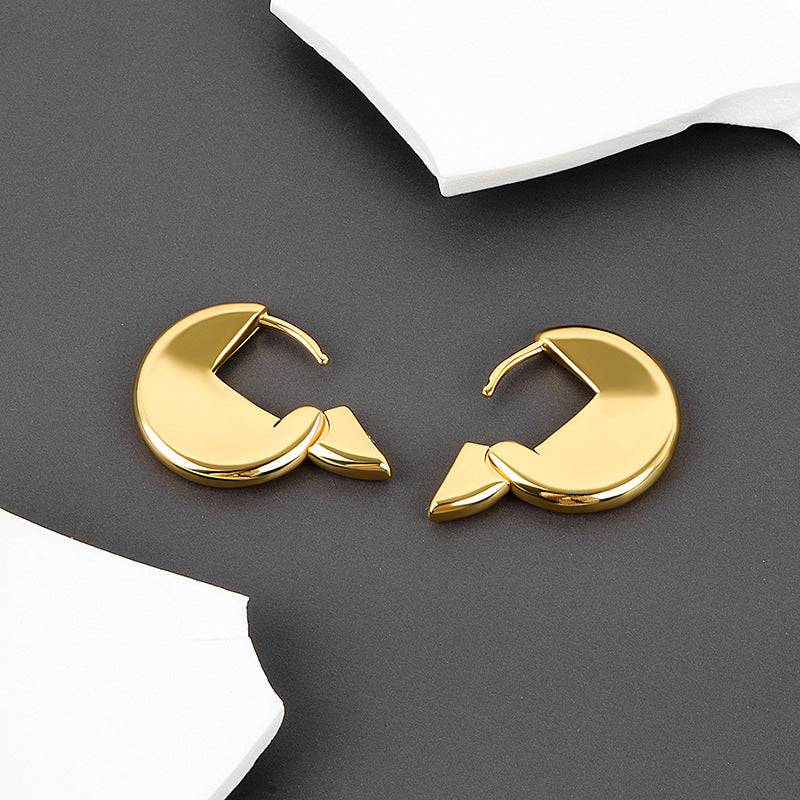 Korean Style Simple Personality Creative Irregular Earrings