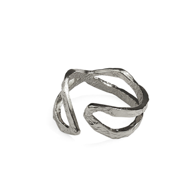 Ornament Simple Fashion Personality Geometric Metal Rings