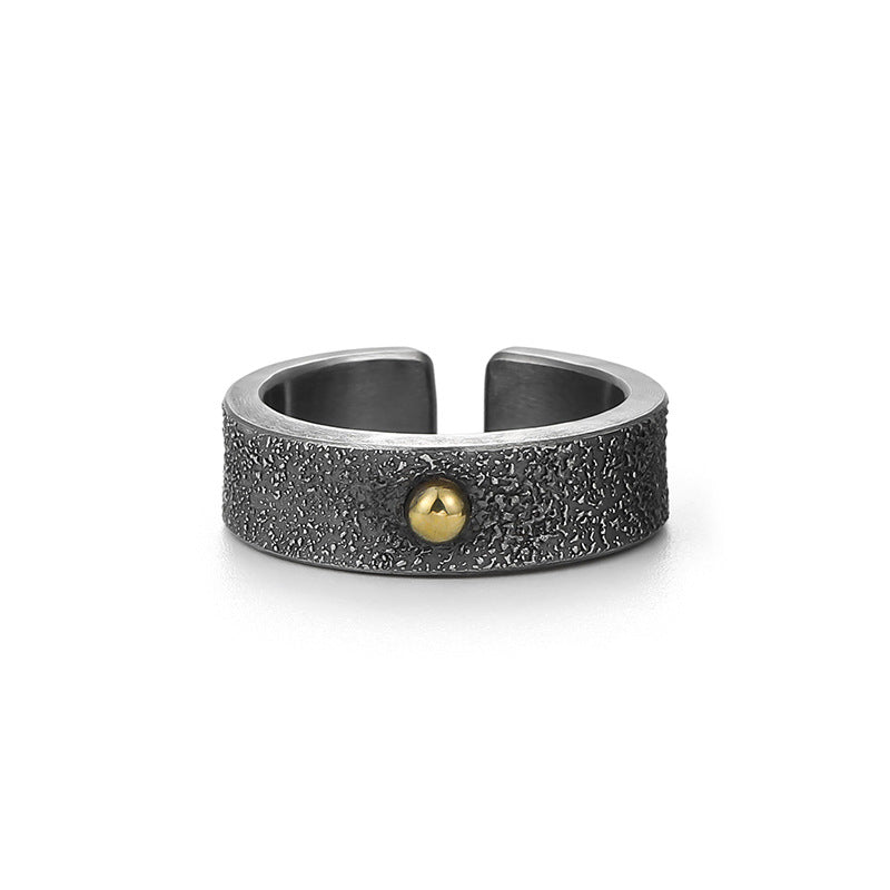 Handmade Sun And Moon Couple Male Female Personality Vintage Rings