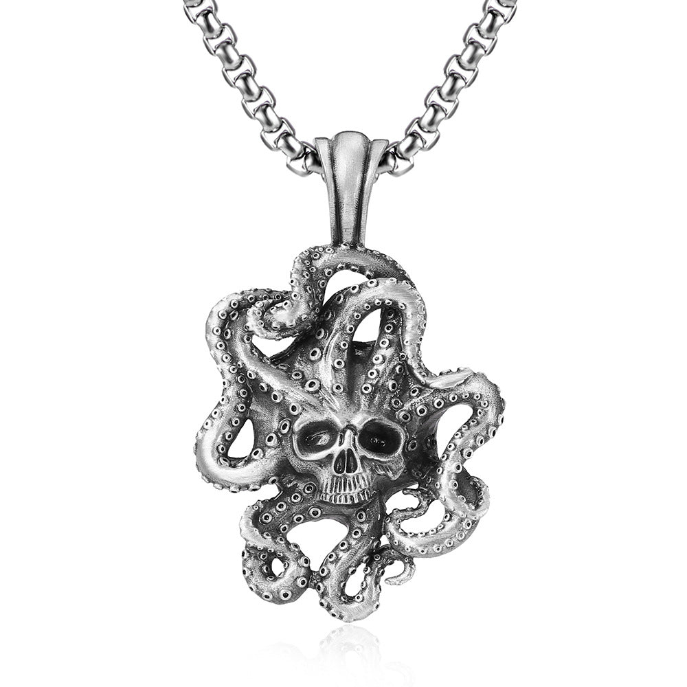 Men's Monster Pendant Mythos Ornament Hip Hop Necklaces