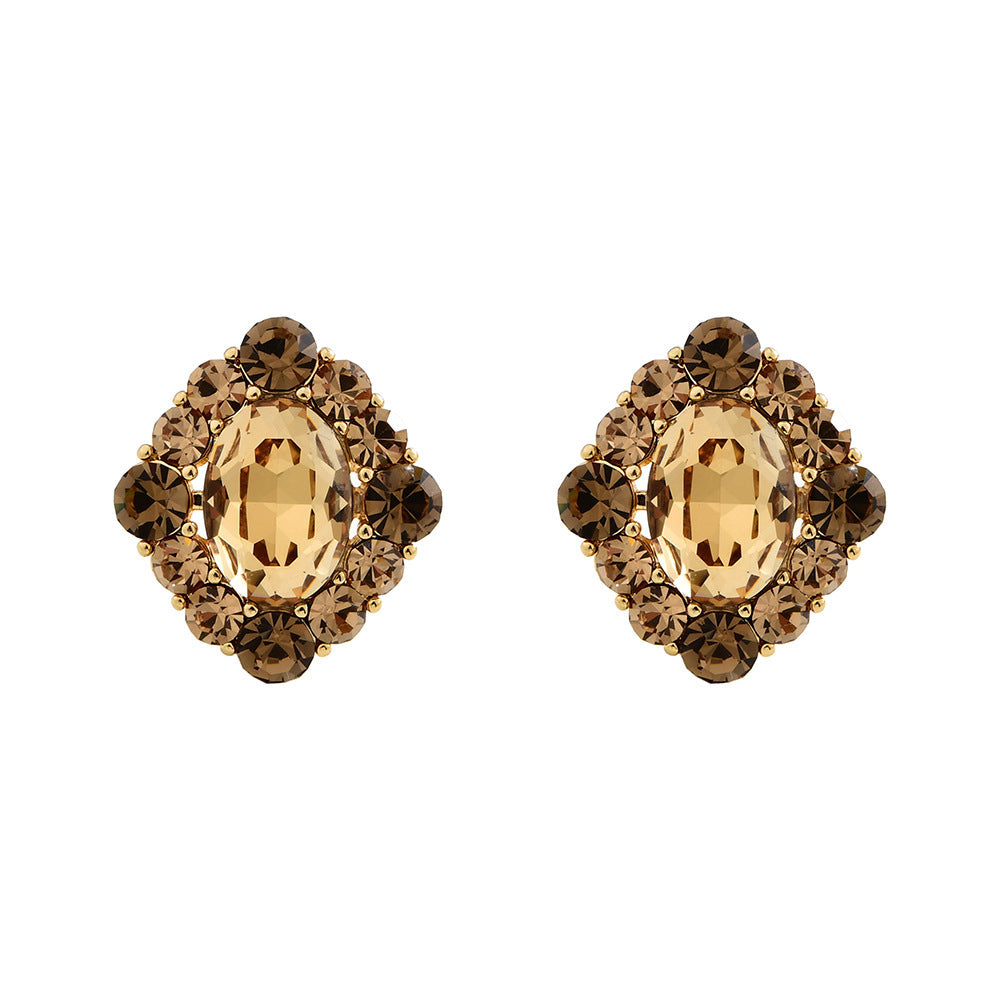 Rhombic Ear Simple Retro Temperament High Sense Rings