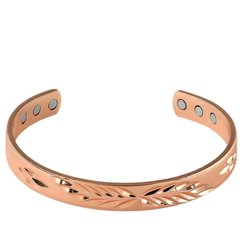 Women's Magnet Fashion Simple Opening Health Bracelet