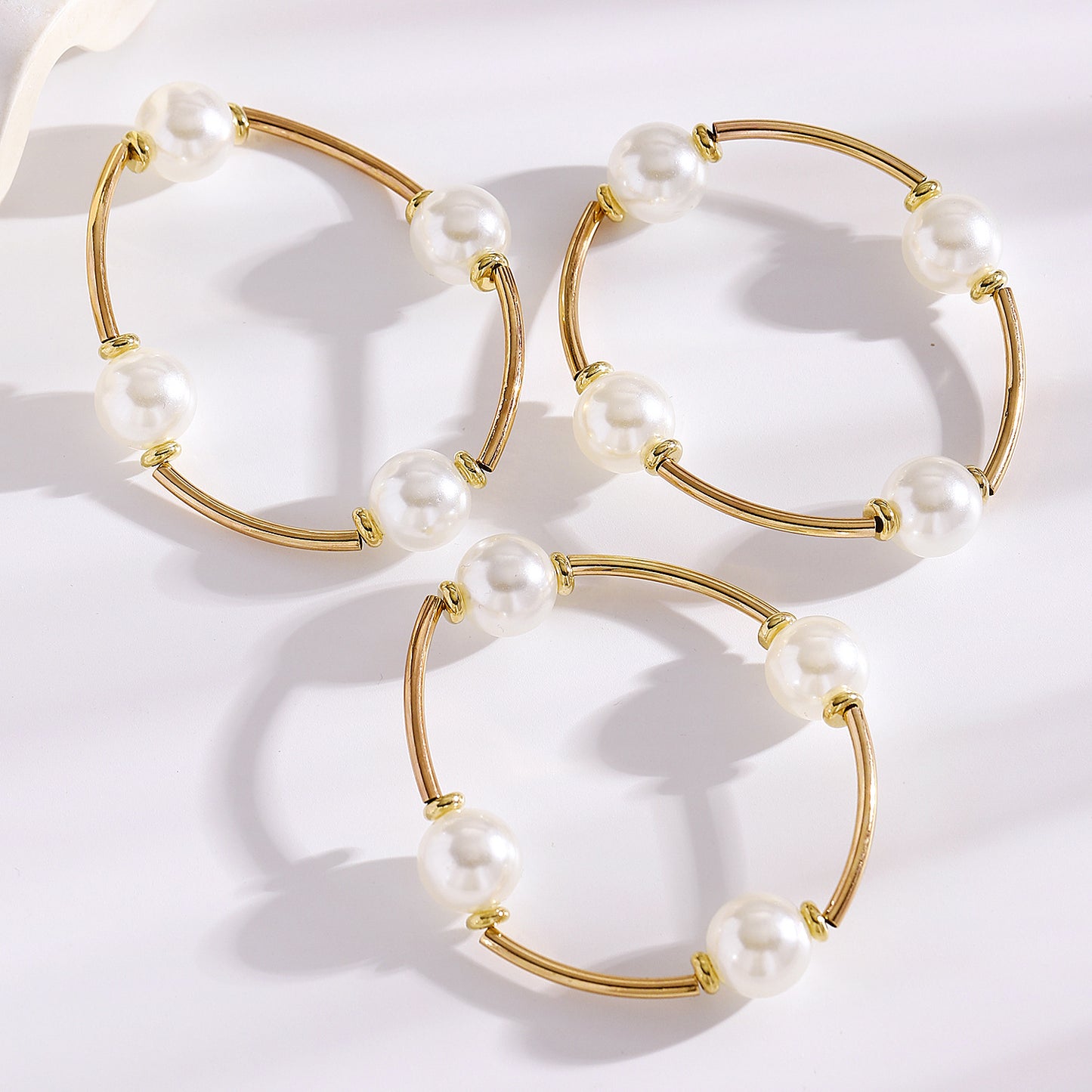 Women's Design Simple Light Luxury Twin Elastic Bracelet