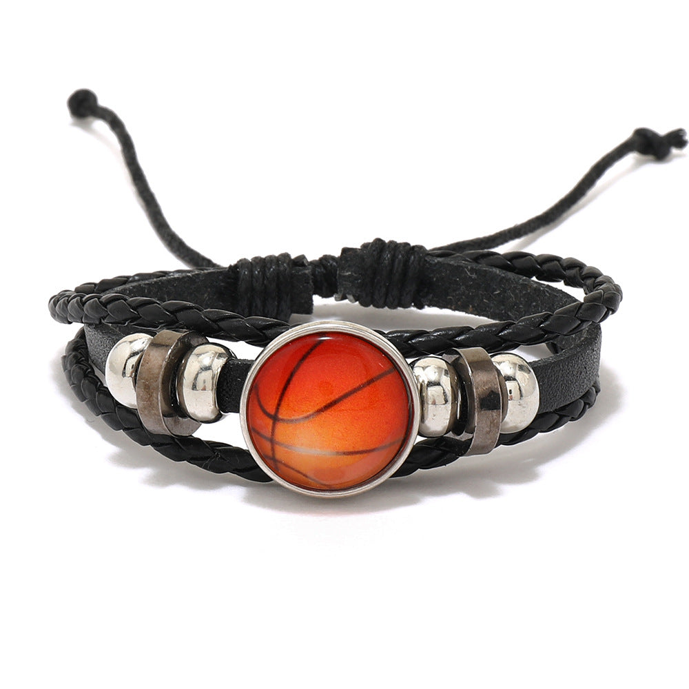 Fashion Popular Ornament Personalized Football Team Bracelets