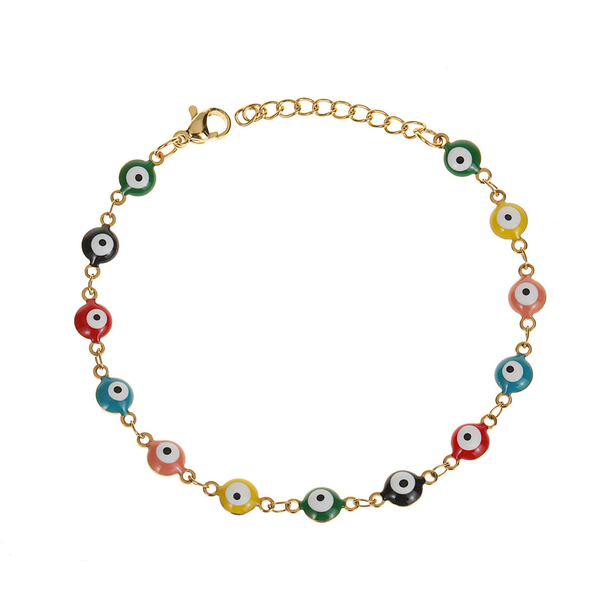 Women's Gold Stainless Steel Chain Adjustable Fashion Bracelets