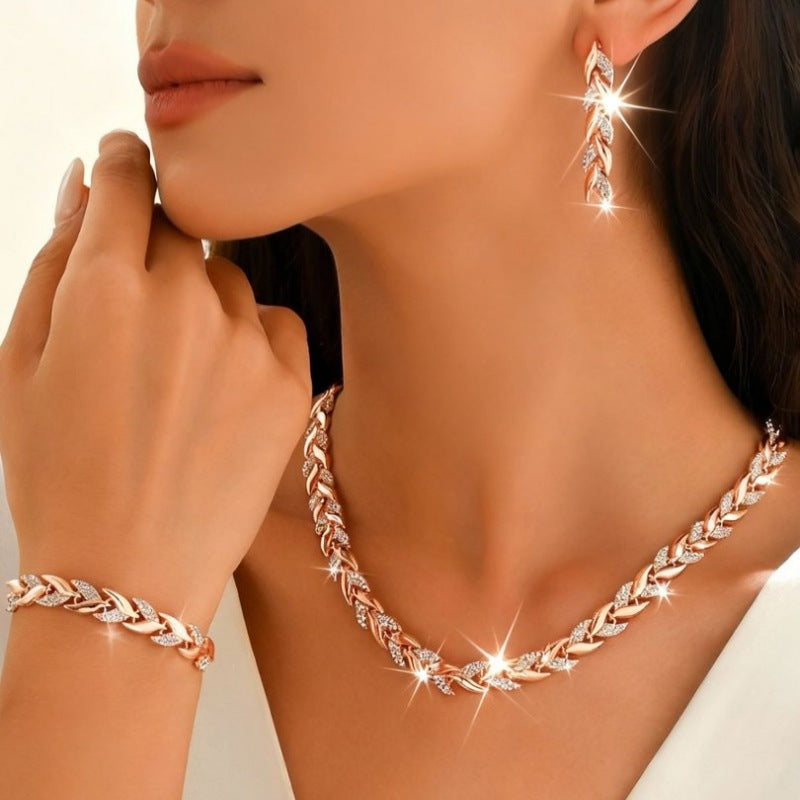 Women's Protection Fishtail Diamond Combination Light Luxury Necklaces