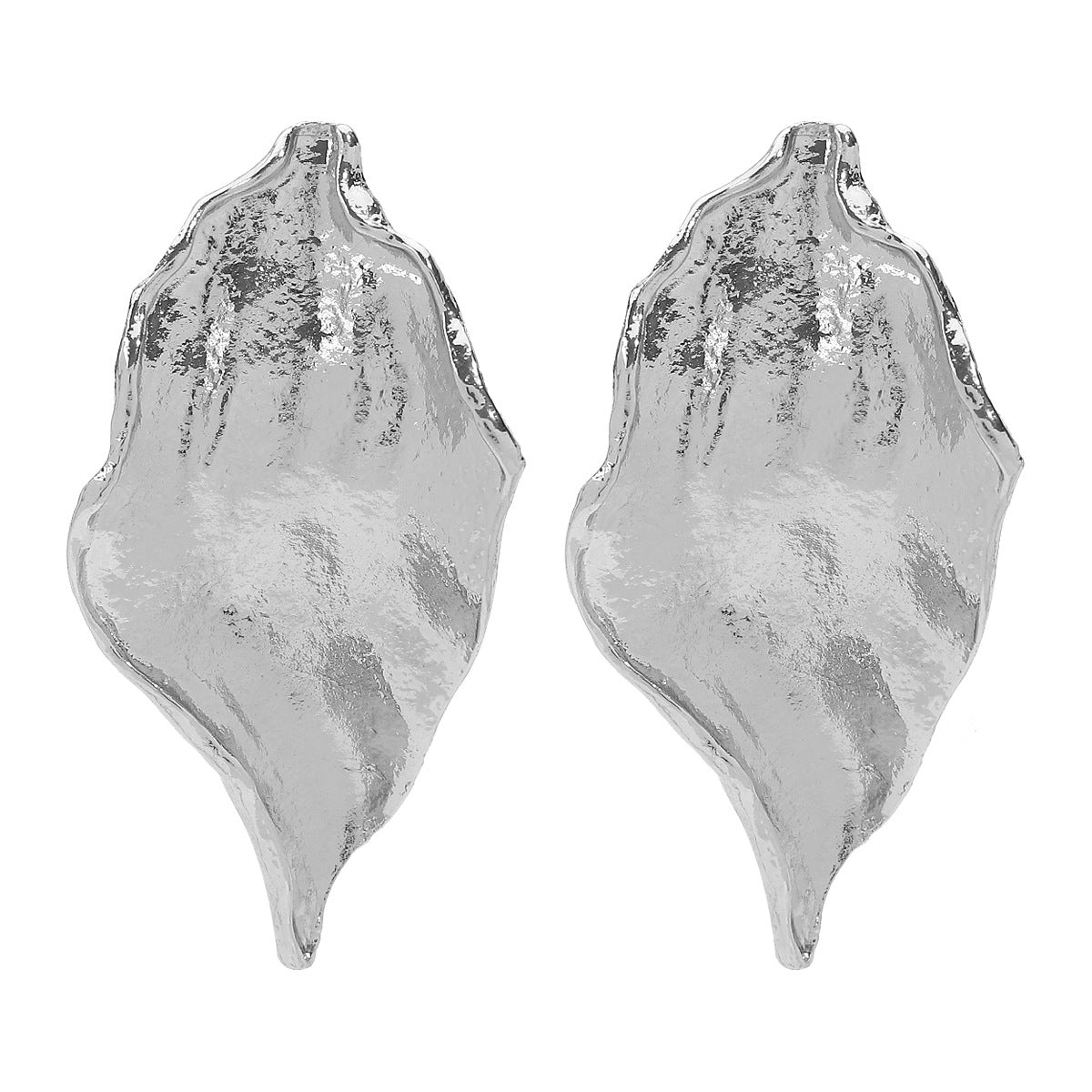 Summer Metal Alloy Retro Irregular With Personality Glossy Earrings