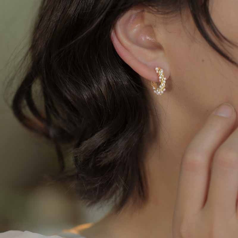 Pearl Clip Female Niche Temperament Retro Affordable Ear Buckle