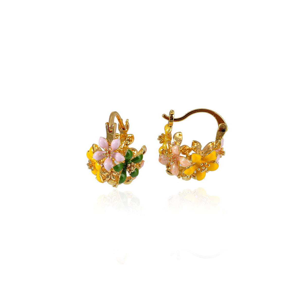 Entry Lux Advanced Rose Honey Classic Retro Earrings