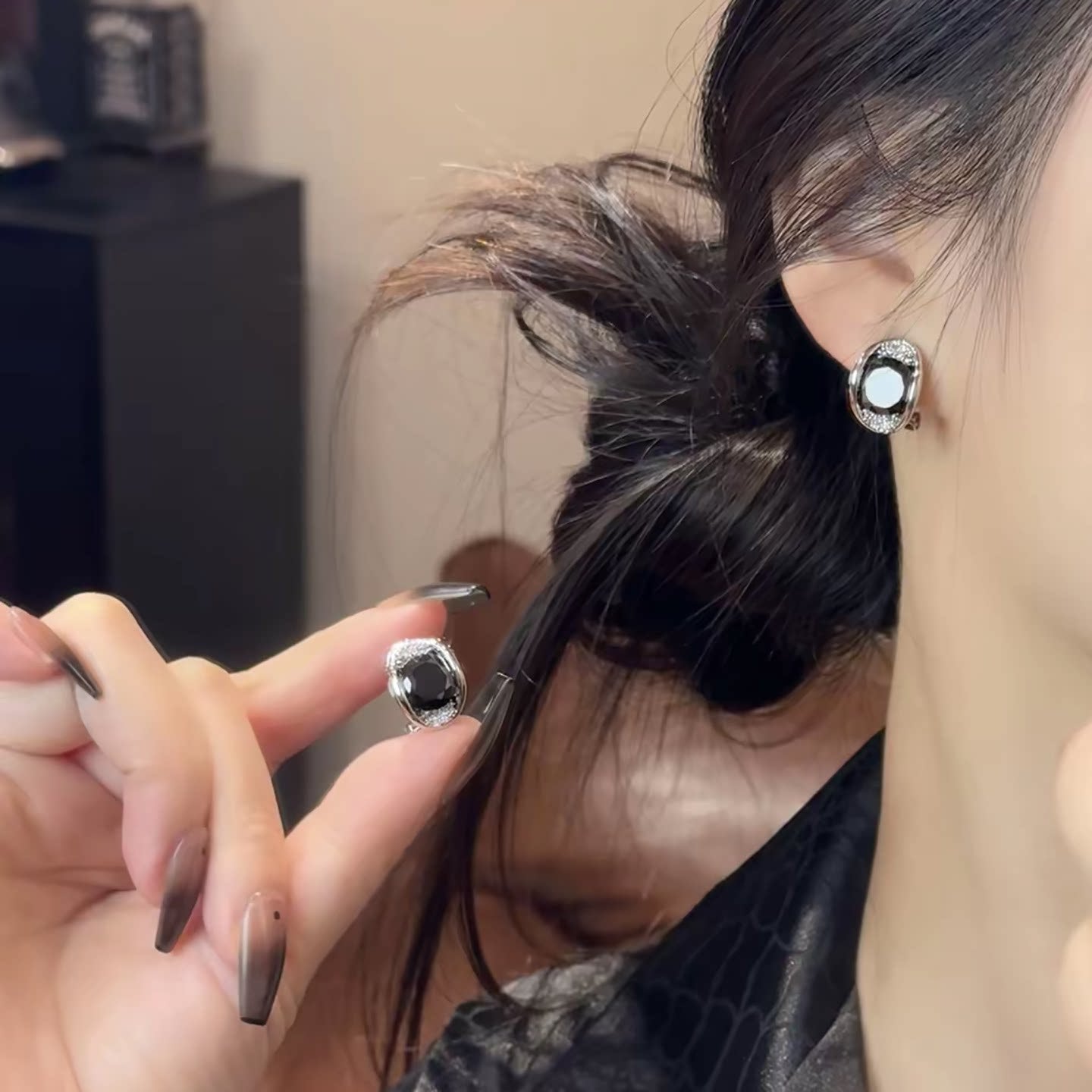 Women's Diamond For Trendy Light Luxury High-grade Cool Style Stud Earrings