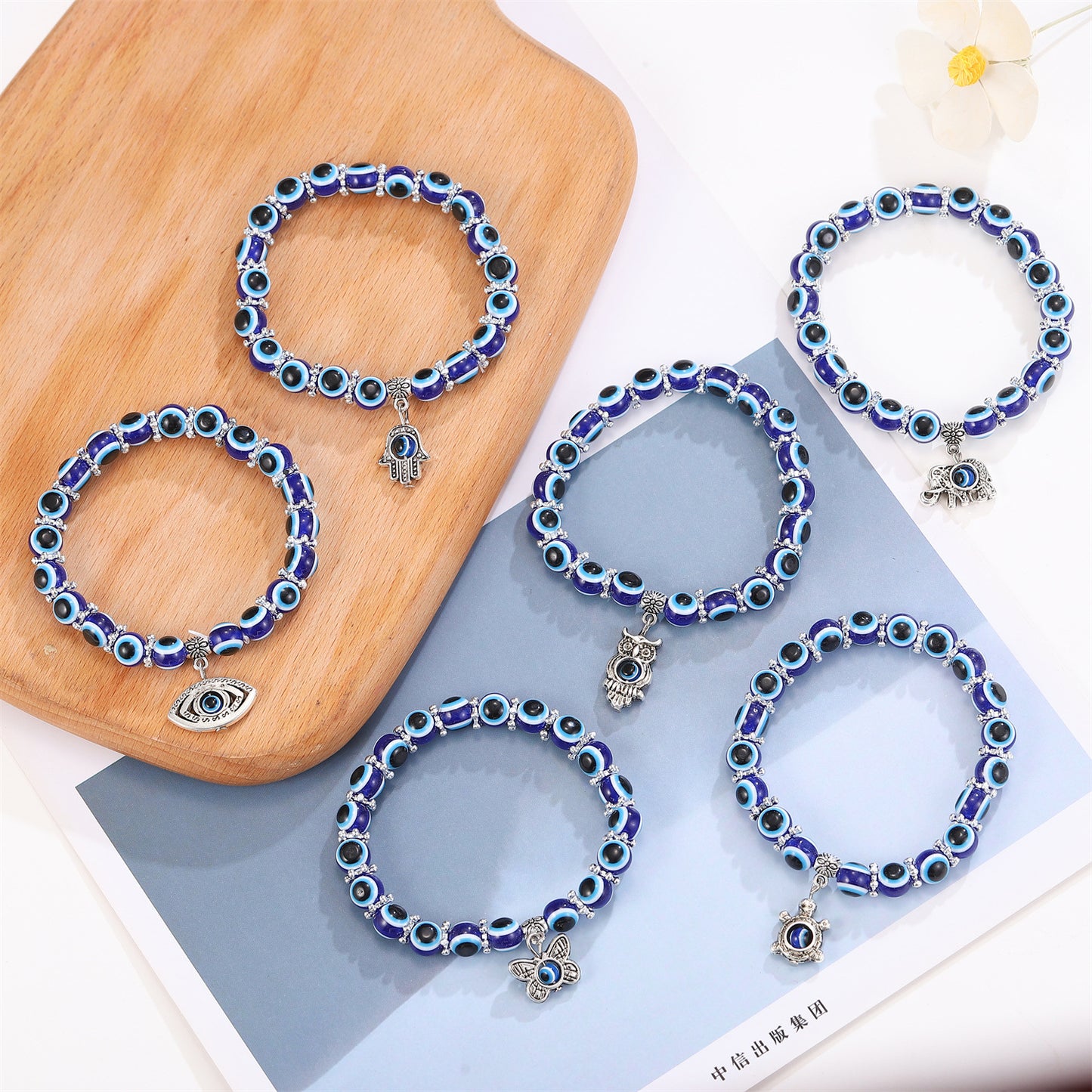 Turkish Blue Eyes Fatima Palm Devil Bracelets