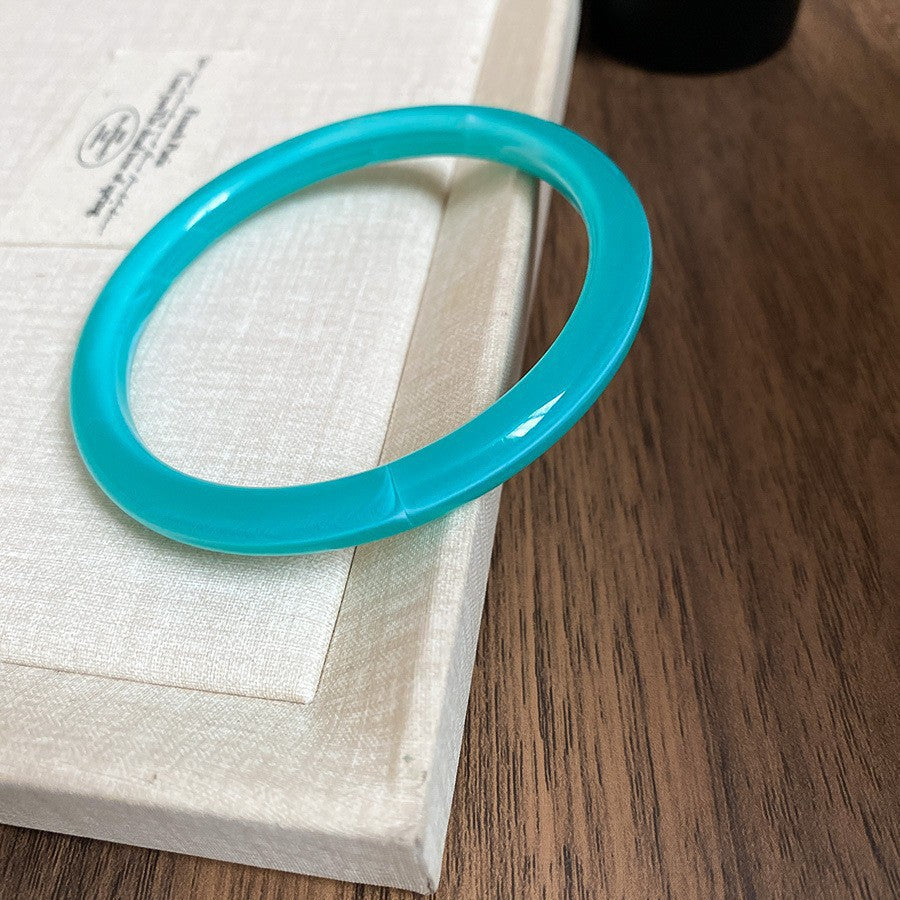 Irregular Resin Mori Style Simple Commute Light Bracelets