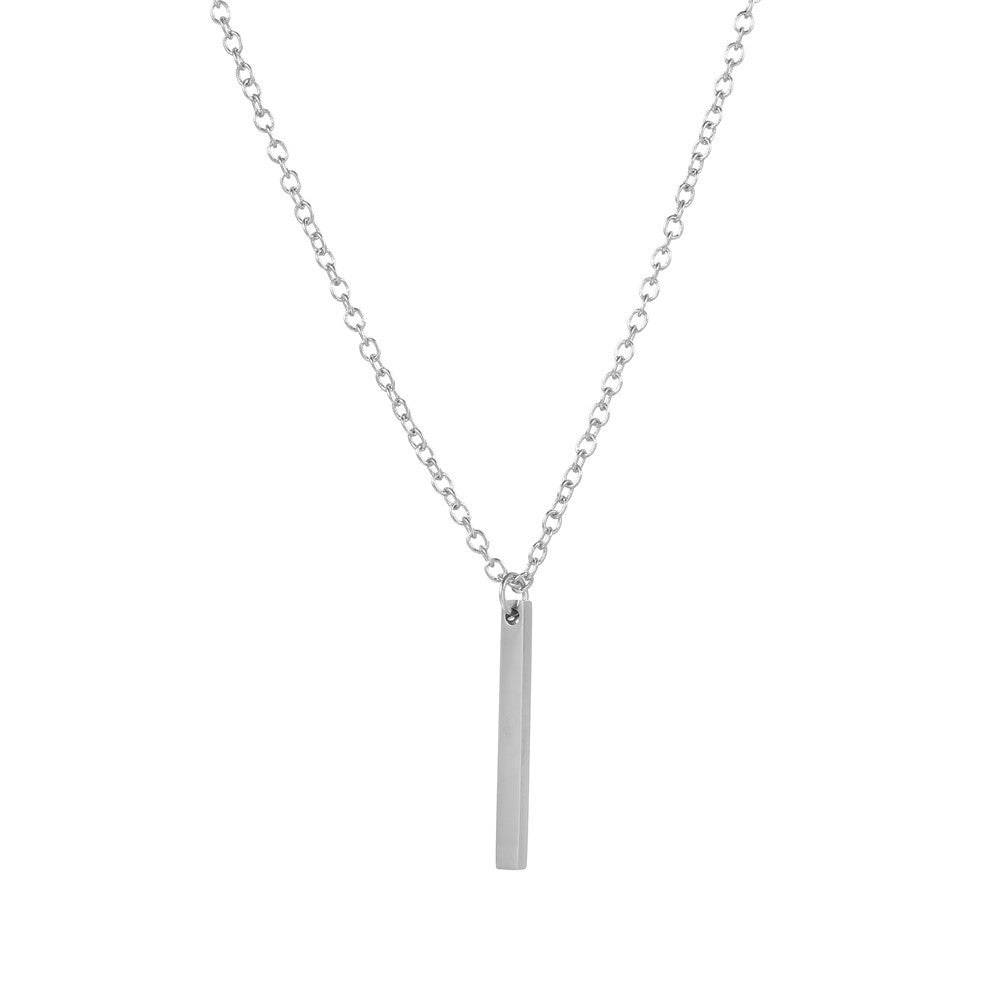 Men's Hip Hop Stainless Steel And Pendant Simple Necklaces