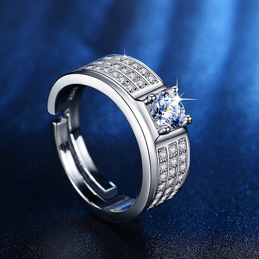 Men's Accessories Couple Geometric Opening Adjustable Wedding Rings