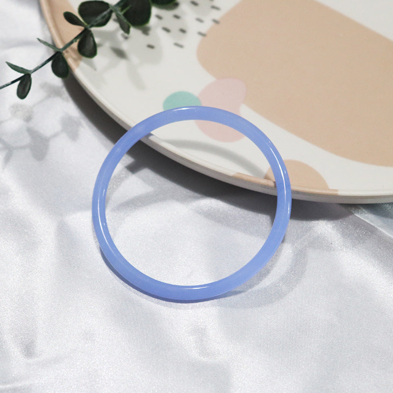 Colored Glass Imitation Jade Retro Stall Gift Bracelets