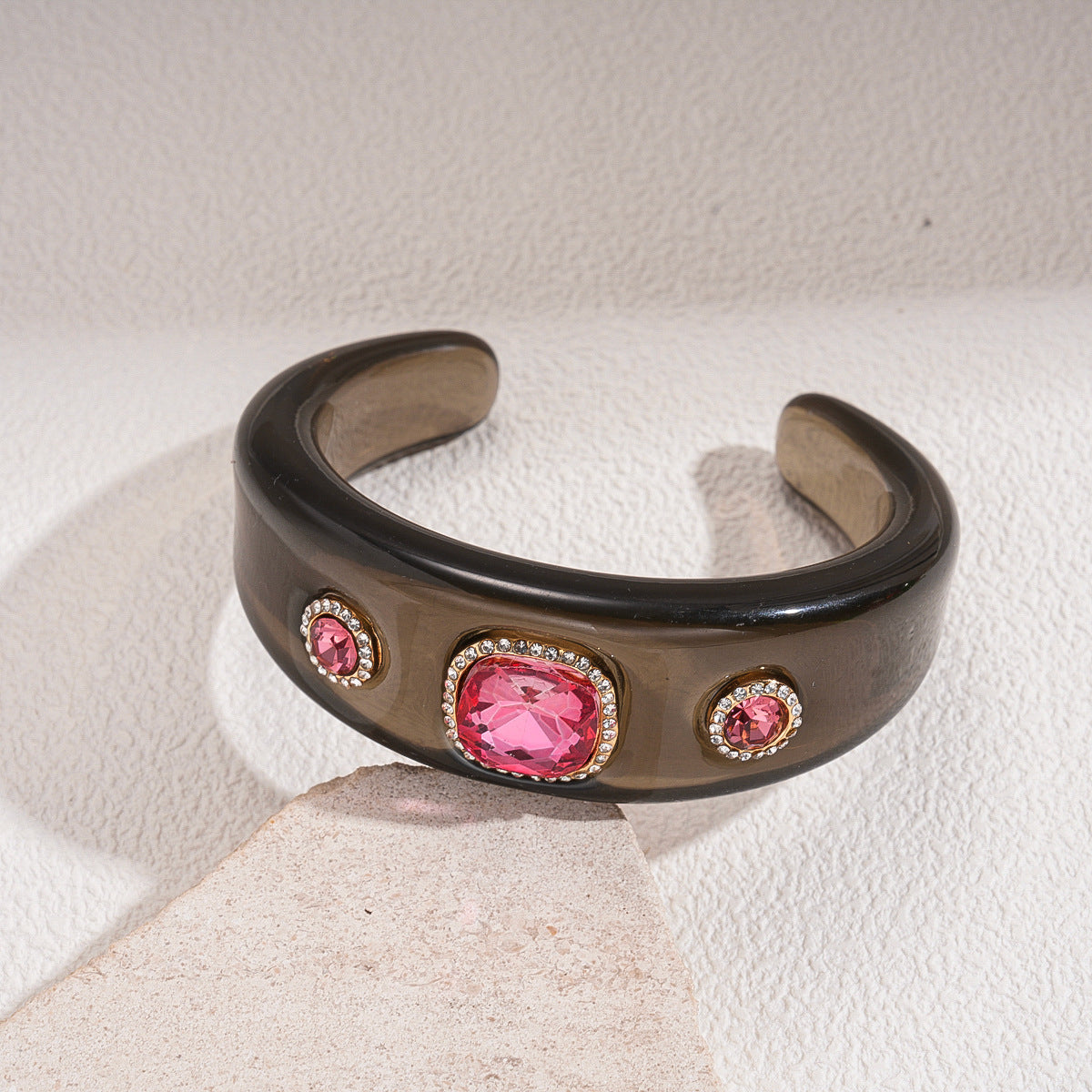 Women's Irregular Resin Minority Simple Retro Temperament Personality Fashion Design Unique Bracelets