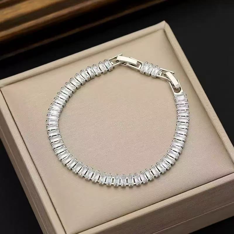 Women's & Men's Colorful Zircon Trendy Fashion Tennis Bracelet