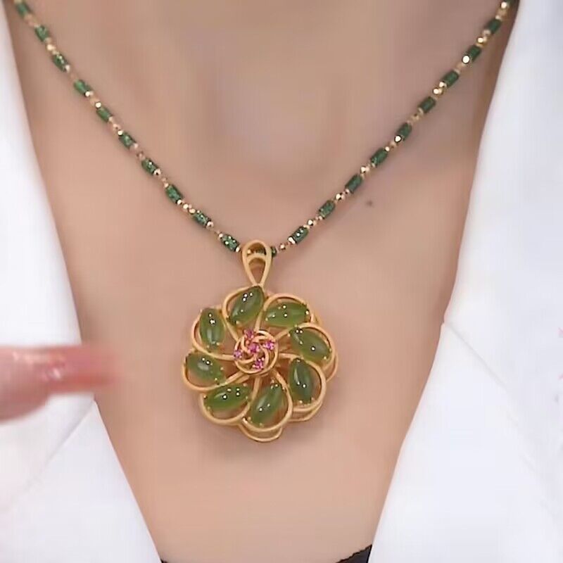 Drop-shaped Noble Designer Model Heart-shaped Princess Necklaces