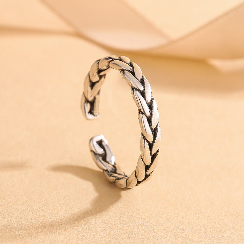 Women's Sterling Sier Vintage Prime Light Luxury High-grade Ring