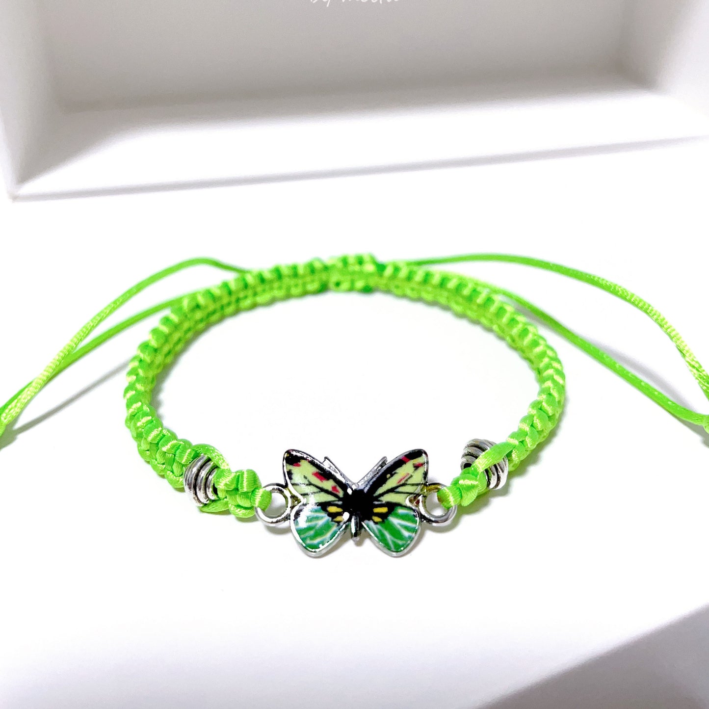 Multicolor Butterfly Couple Adjustable Fashion Friendship Bracelets