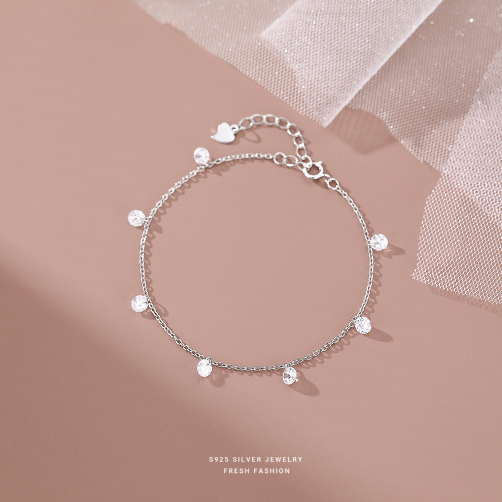 Bracelets simples et frais de luxe en Zircon pour femmes