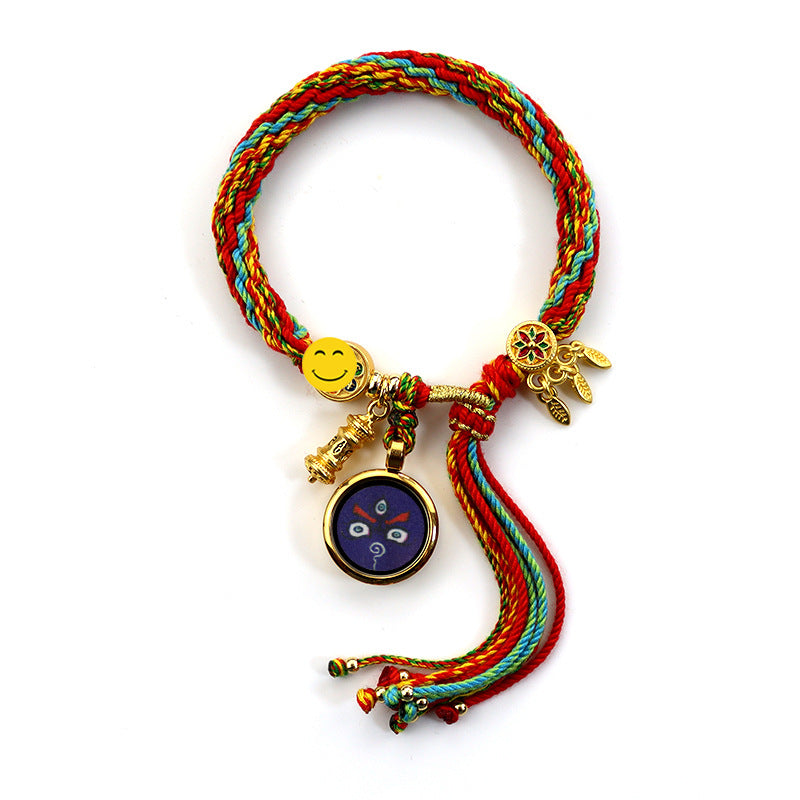 Bunte Buddha-Stil Reinkarnation Gott Reichtum Tragegurt Armbänder