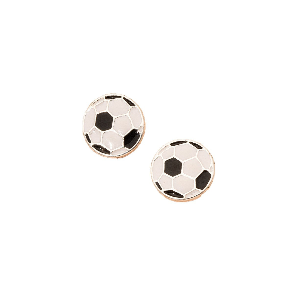 Women's Sports Series Football French Style Cufflink Personality Creative Enamel Rings