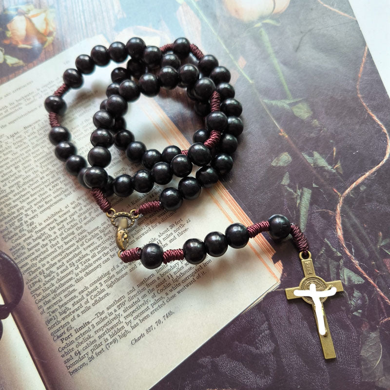 Women's & Men's Hand-woven Black Wooden Bead Beaded Trend Original Pendants