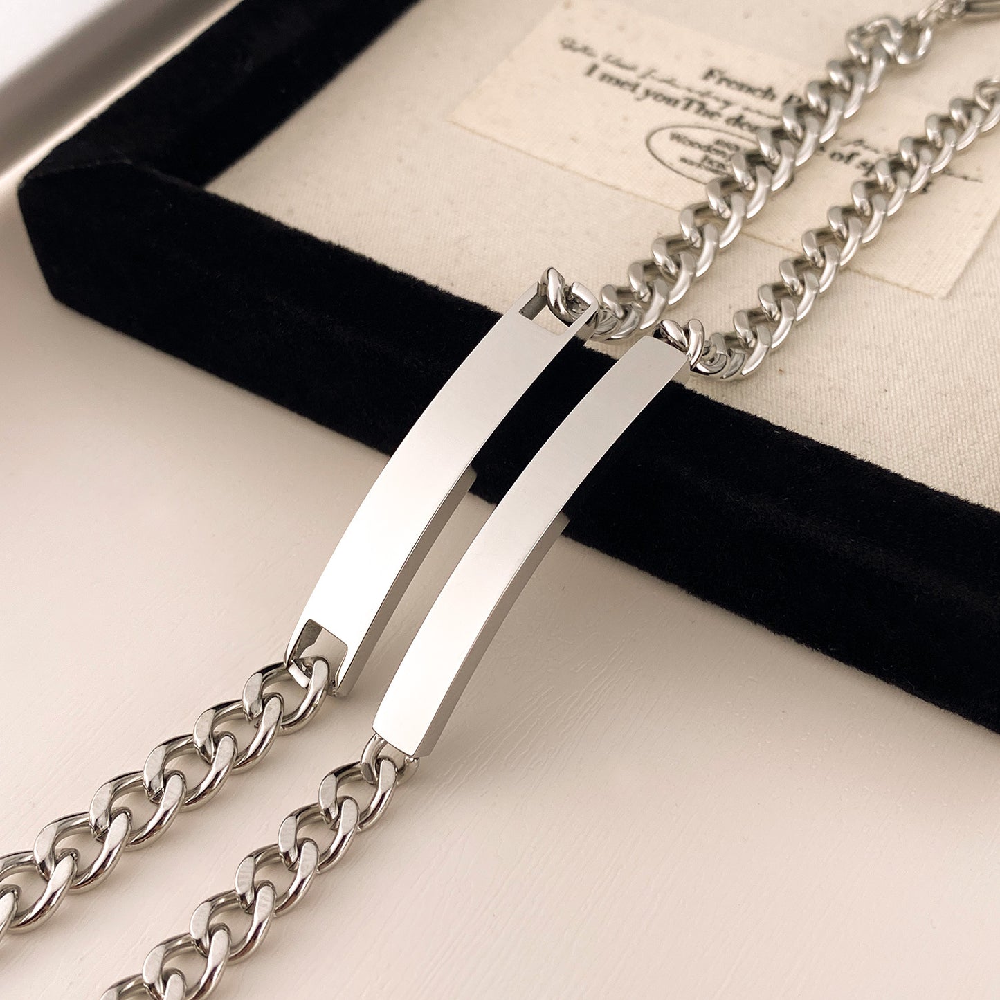 Fashion Simple Personalized Minority Titanium Steel Bracelets