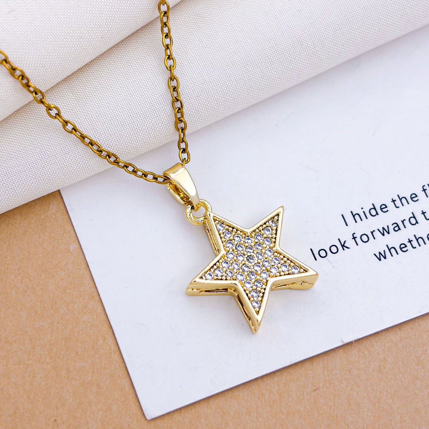 Women's Zirconium Five-pointed Star Exquisite Niche Design Fashion Necklaces