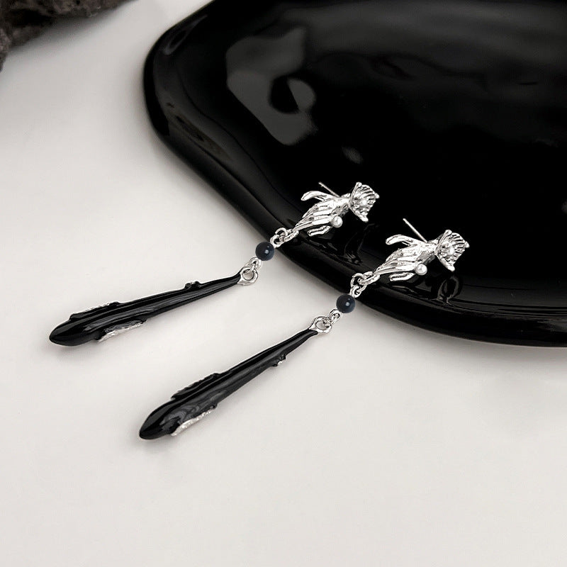 Chinese Style Cold Pearl Ancient Female Retro Affordable Ear Clip