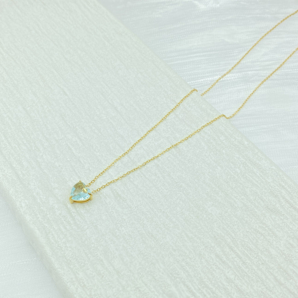 Diamond Love Twee Constellations Titanium Steel Material Does Necklace