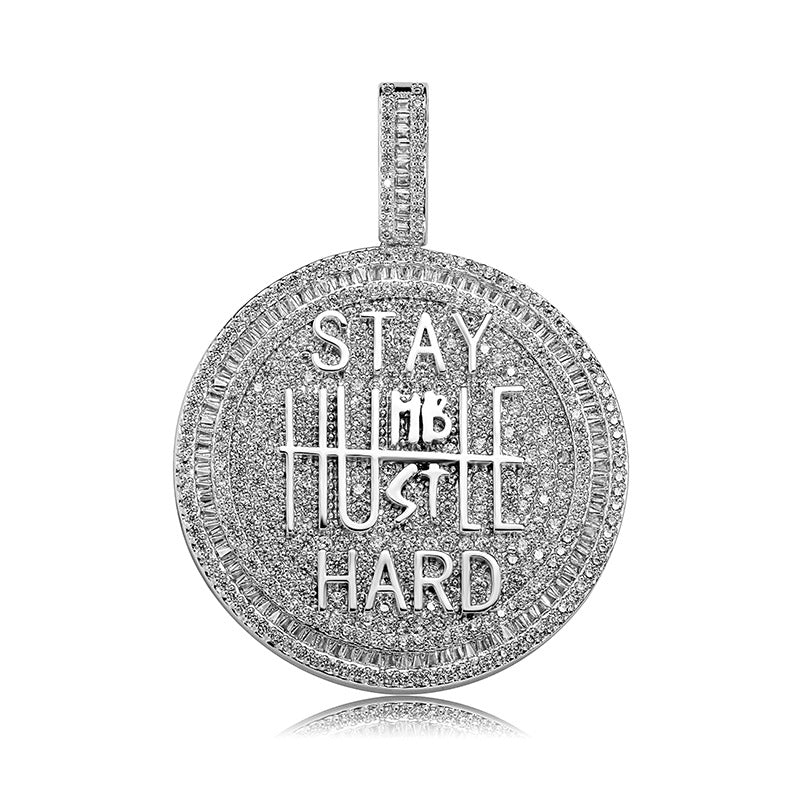 Men's Full Zircon Hip Hop Pendant For Necklaces