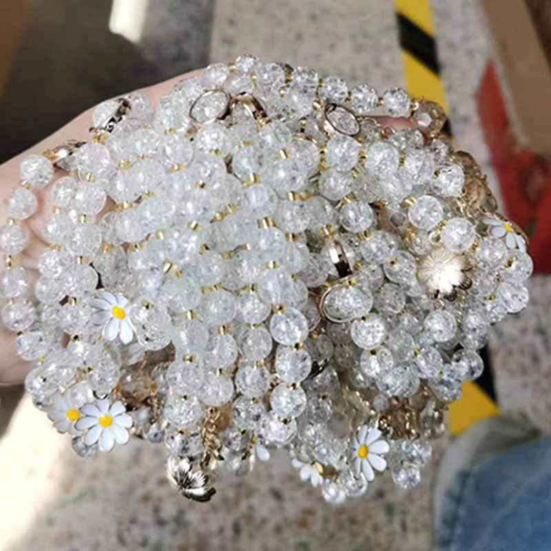 Explosive Blumen-Kristall-Sonnenblumen-Armbänder für Freundinnen