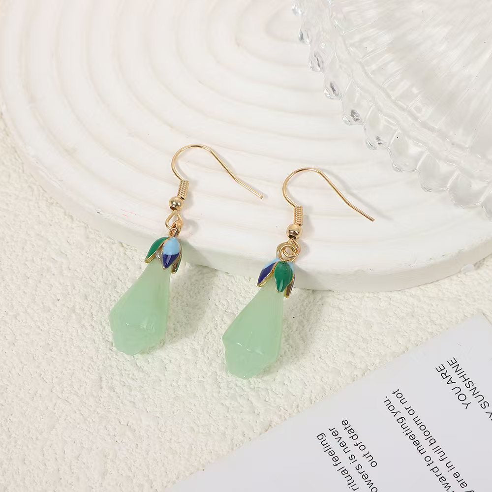 Luxury High-grade Tassel Design Sense Niche Middle Earrings