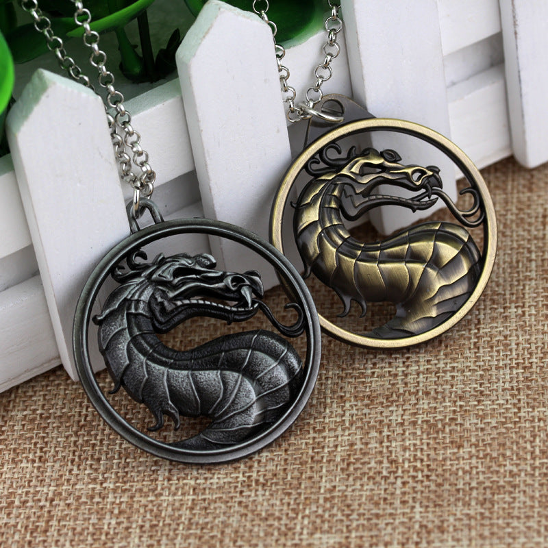 Surrounding The Game Dragon Mortal Theater Necklaces