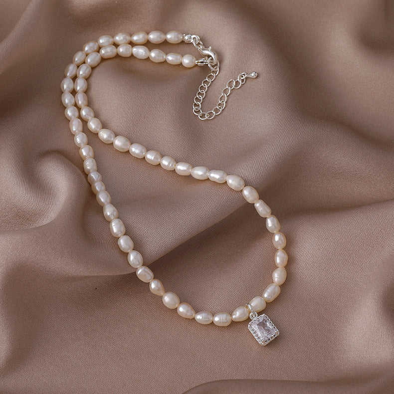 Pearl French Baroque Versatile Irregular Niche Design Simple Necklaces