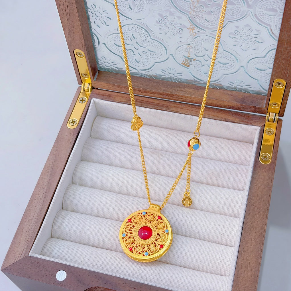 Ginkgo Leaf Variety Retro Affordable Luxury Fashion Design Necklace