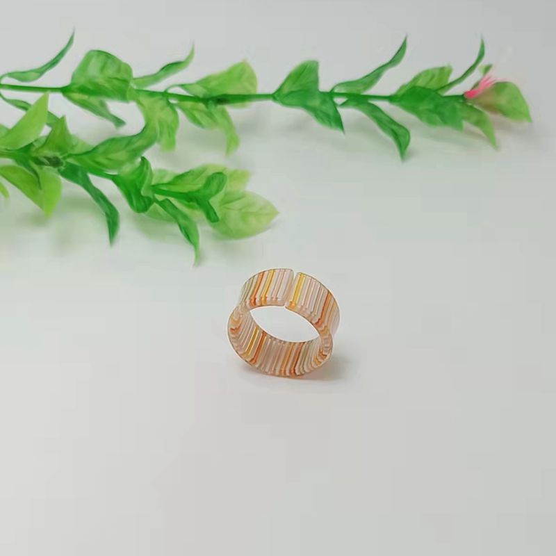 Acrylic Colorful Index Finger University Style Mini Stud Earrings