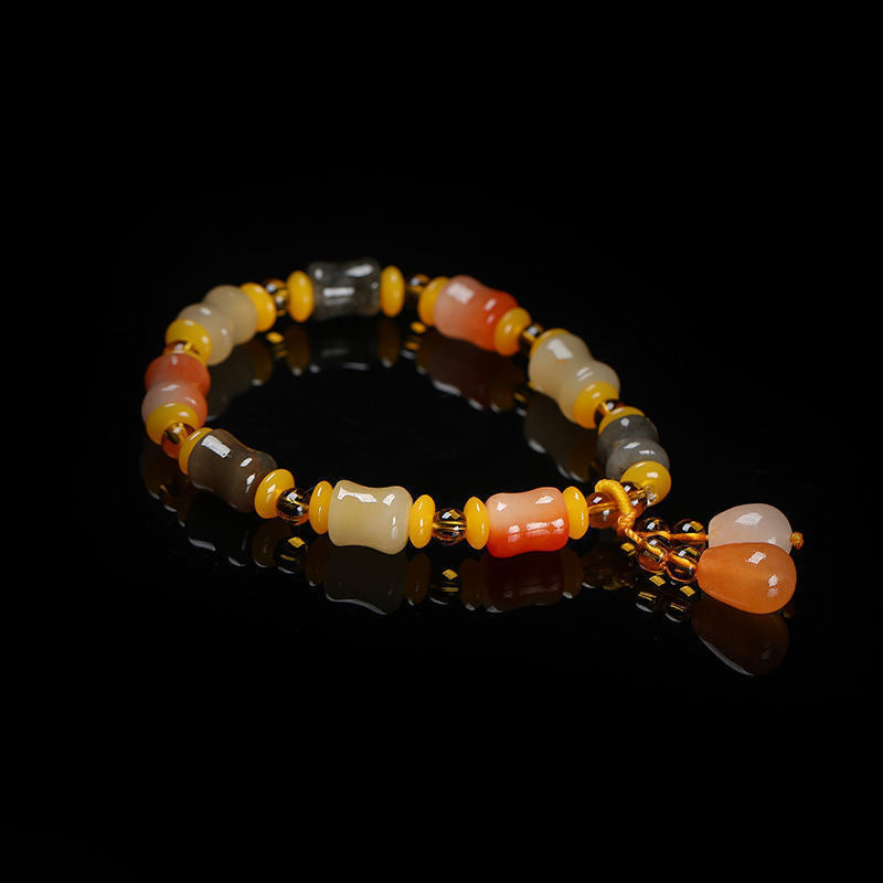 Natural Jade Bamboo Ornament Live Broadcast Bracelets