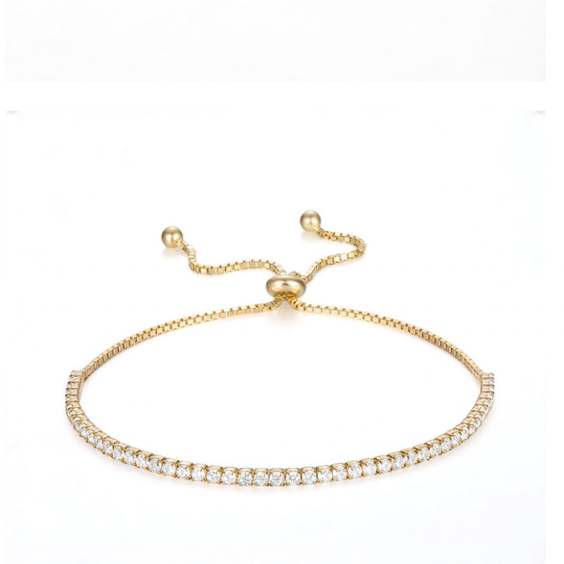 Bracelets de style tennis en diamant de luxe Sier Light