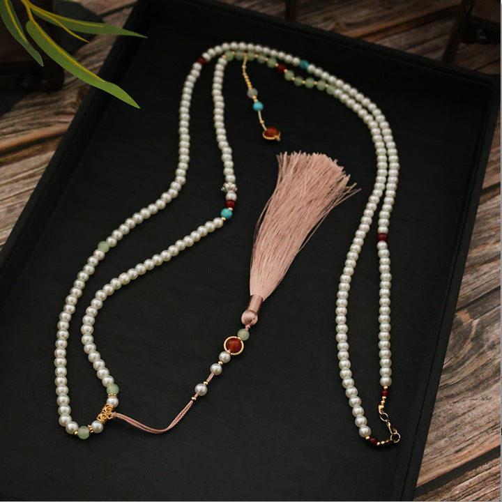Style Chain Long Sweater Han Clothing Necklace